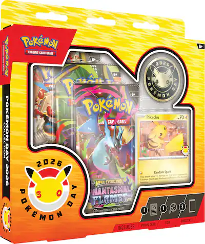 Pokemon Day 3-Booster Pack - New, three-pack booster bundle for the Pokémon Trading Card Game.