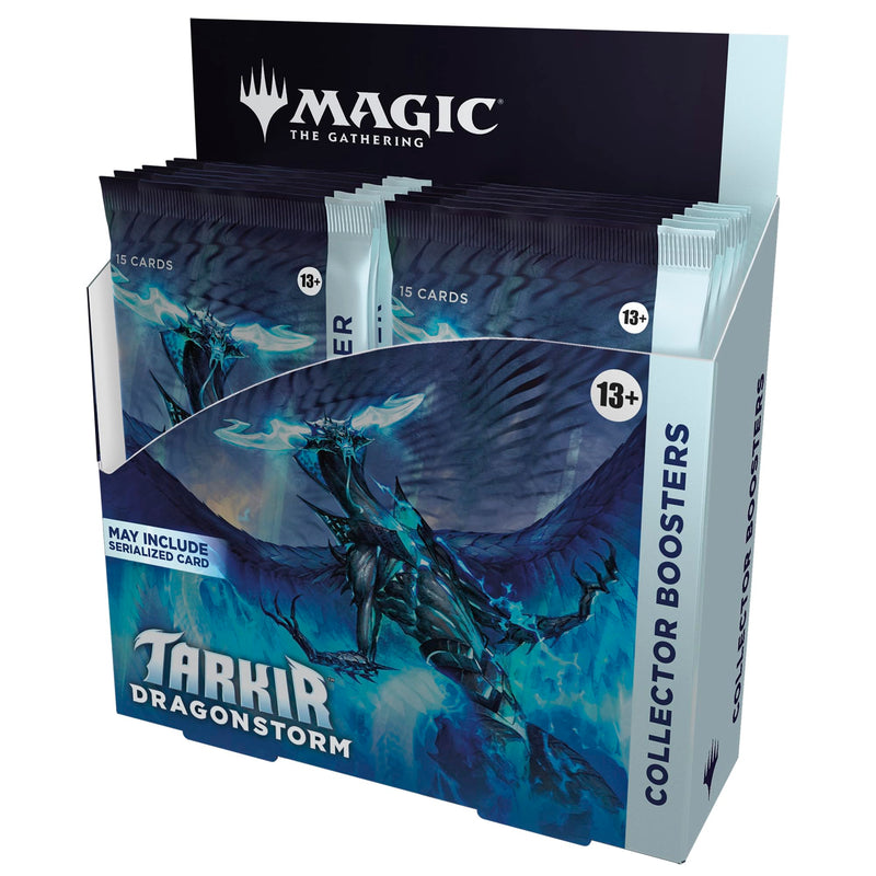 New Tarkir Dragonstorm Collector Booster Box, sealed pack, rare MTG cards, ideal for collectors and gamers