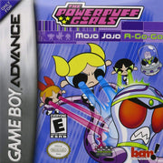 The PowerPuff Girls Mojo JoJo-A-Go-Go GBA game cartridge, vintage collectible, green label