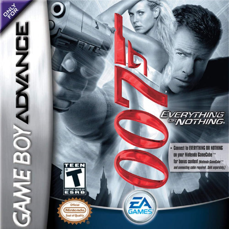 Buy James Bond 007 Everything Or Nothing for GBA, action-packed spy game cartridge, vintage collectible