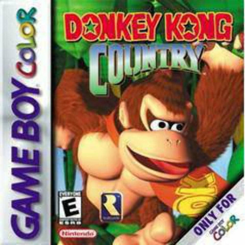 Retro Donkey Kong Country | GBC game cartridge, classic 90s platformer for Game Boy Color enthusiasts