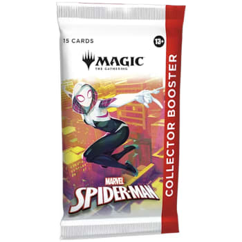 Spiderman Booster Pack Collector Magic edition, rare collectible cards, vibrant artwork, for fans and players
