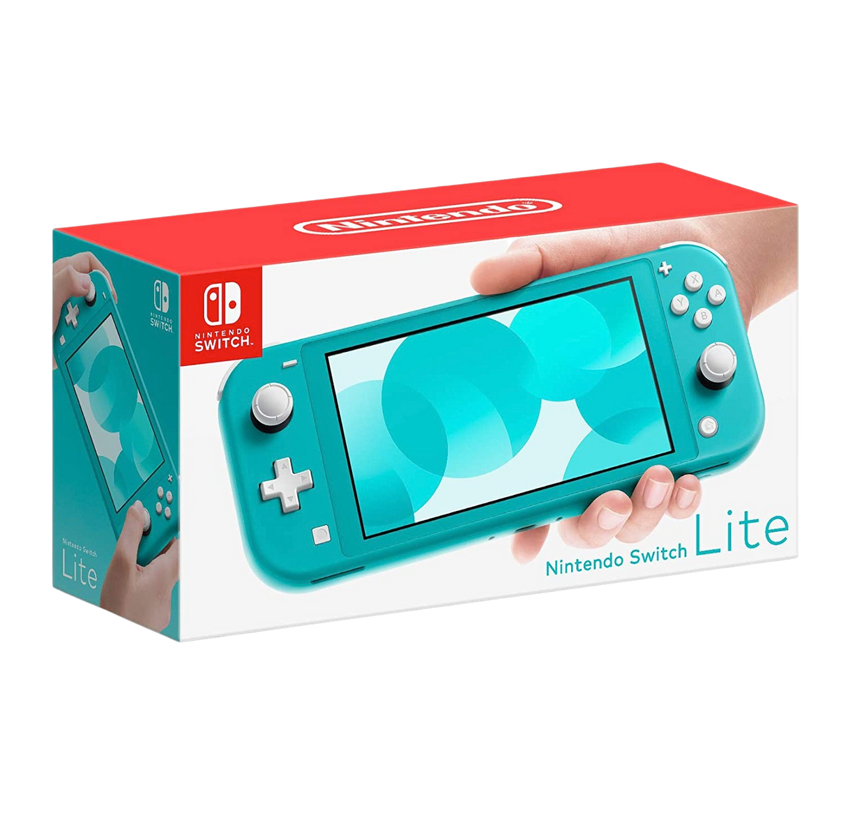 Buy new Nintendo Switch Lite in Turquoise, compact handheld gaming console, latest model