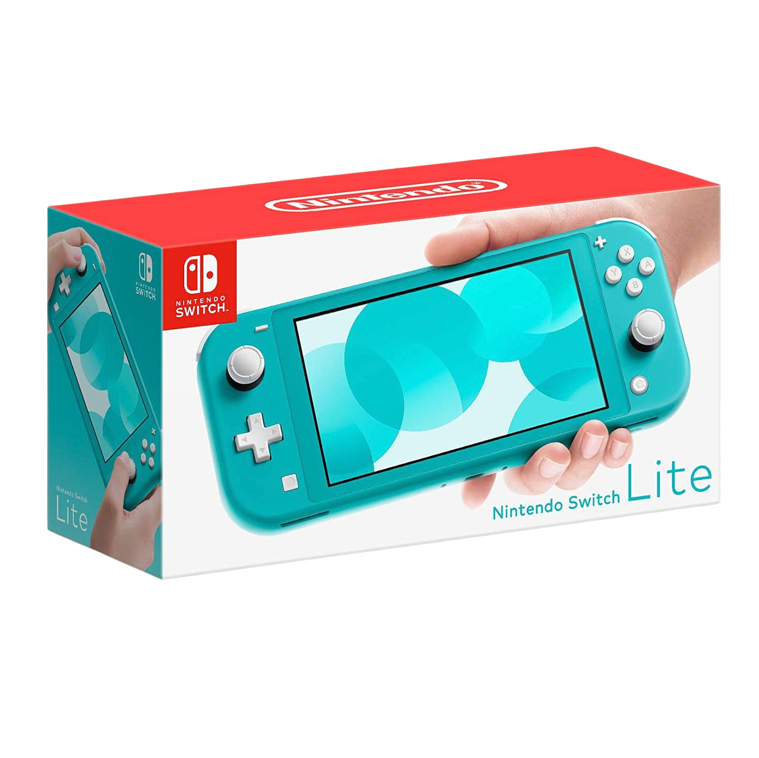 Buy new Nintendo Switch Lite in Turquoise, compact handheld gaming console, latest model