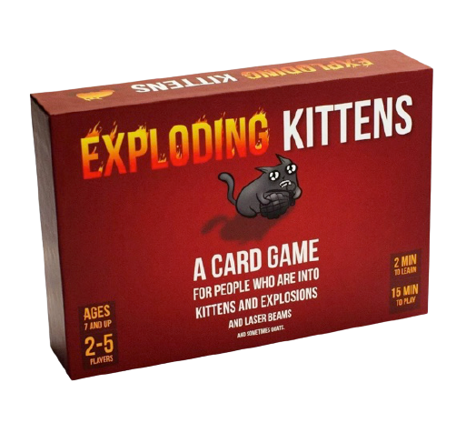 Buy Exploding Kittens | New card game, family-friendly party game, illustrated cats, latest edition