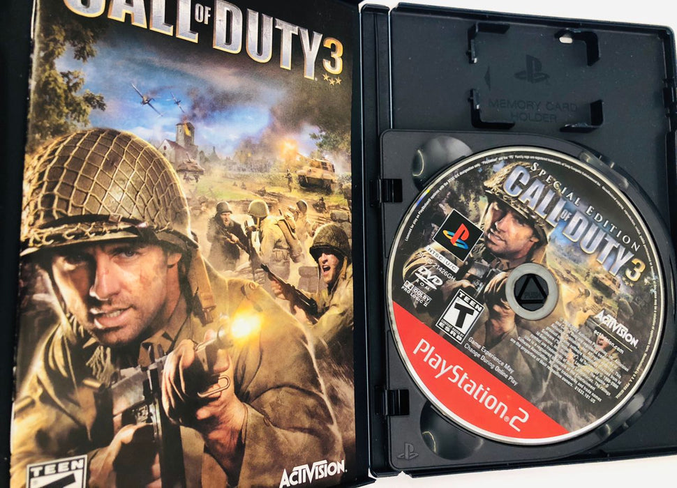 Call of Duty 3 PS2 Front cover
