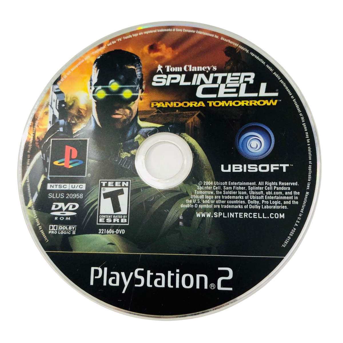 Tom Clancy's Splinter Cell • PS2