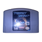 Buy Perfect Dark N64 VG, vintage action-shooter game cartridge in original packaging, collectible edition