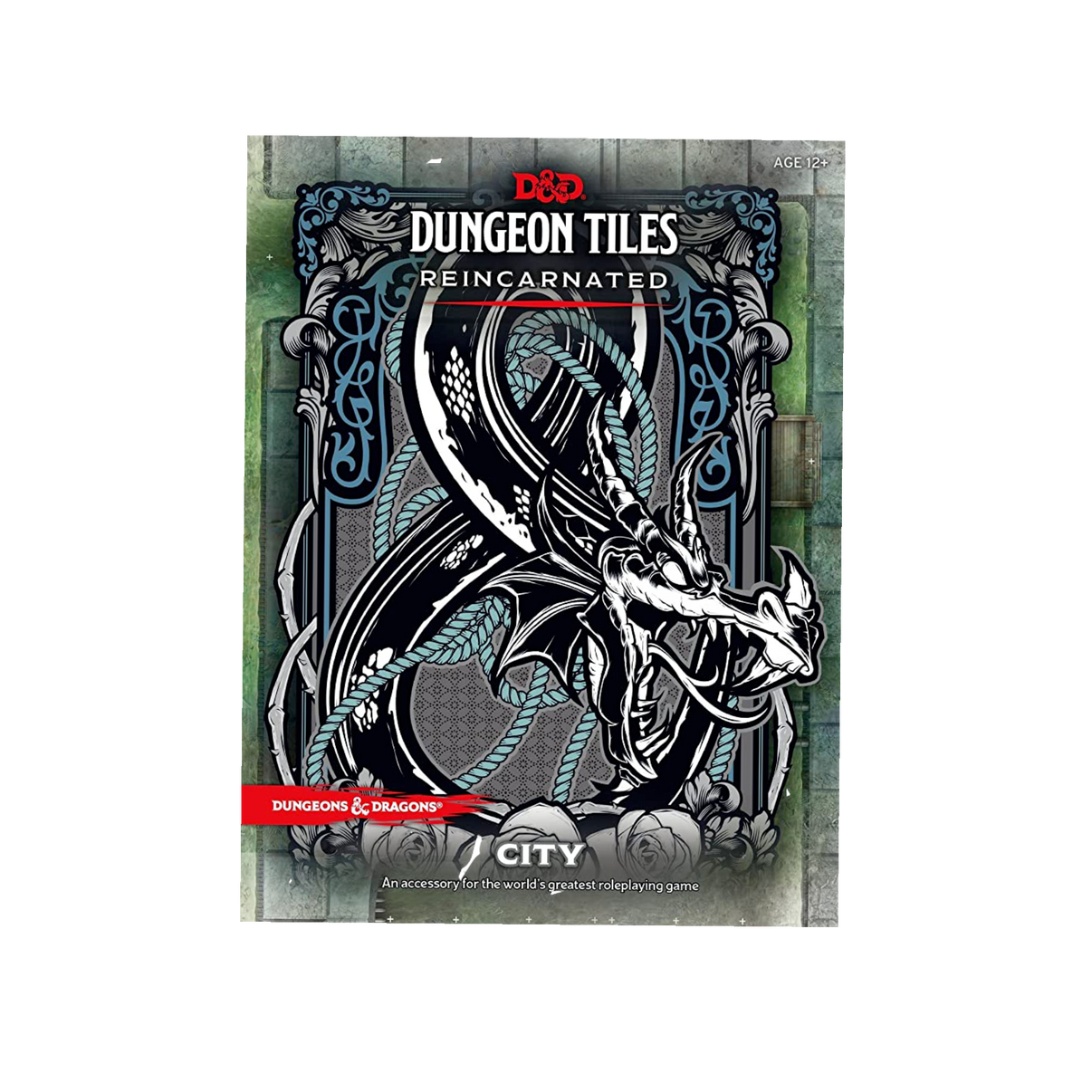 D&D Dungeon Tiles Reincarnated set for fantasy role-playing, durable laminated cardstock, vivid colors