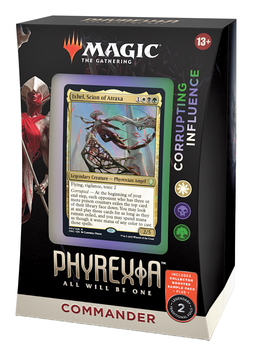 Buy new Phyrexia All Will Be One Commander Deck MTG, latest strategy game card set for collectors and players