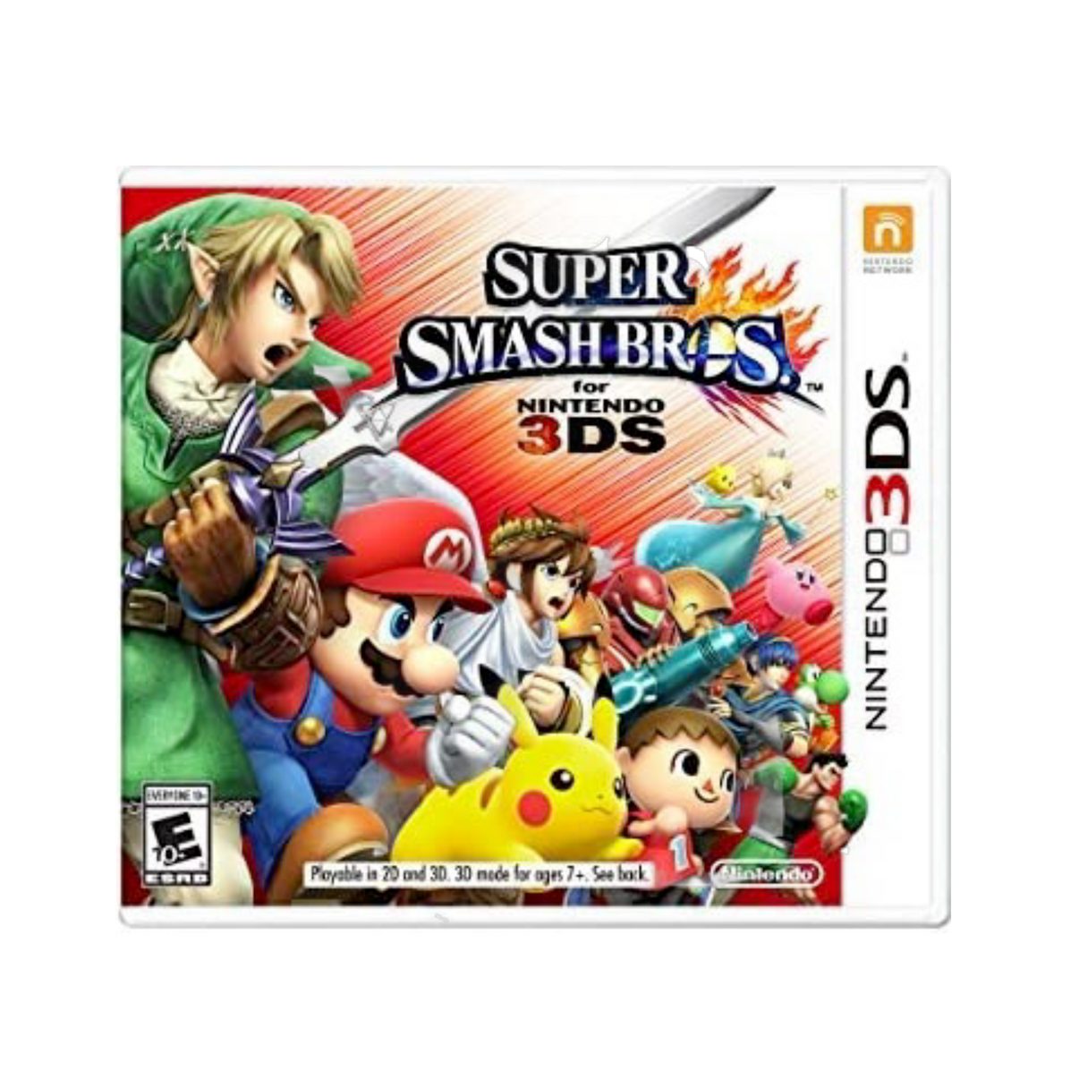 Super Smash Bros. 3DS game cartridge, action-packed multiplayer fighting experience for Nintendo handheld console
