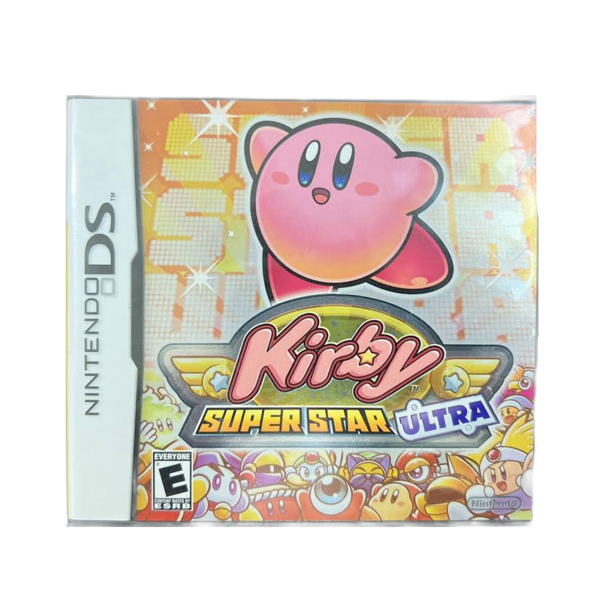 Buy Kirby Super Star Ultra DS game, vibrant graphics, classic platformer for Nintendo DS enthusiasts