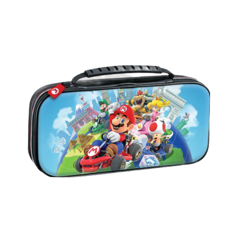 Buy durable Switch Zipper Travel Case | New in black, compact size for gamers on the go, secure storage solution