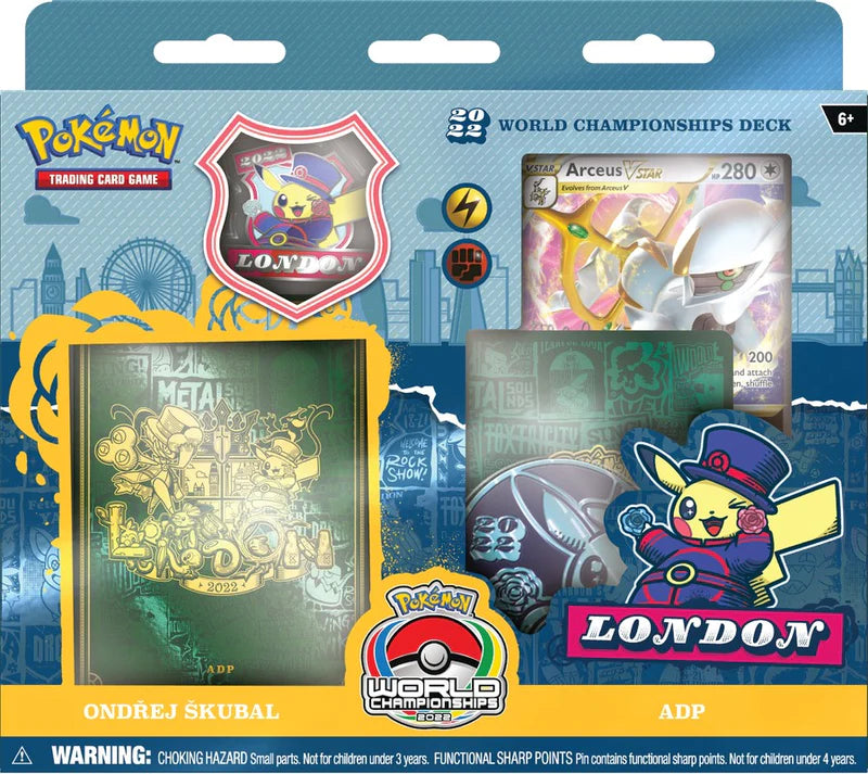 Buy new Pokemon TCG World Championship 2022 London Deck, collector's edition with exclusive artwork, sealed package