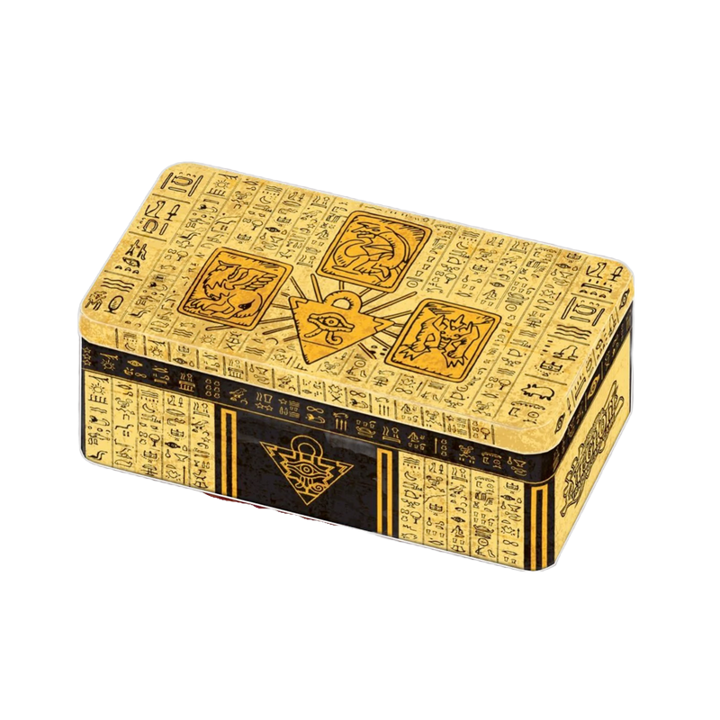 Yugioh 2022 Tin of the Pharaoh’s Gods, collectible card game set, limited edition, for avid gamers