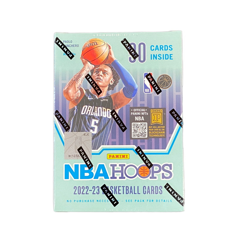Buy Panini NBA Hoops 2022-23 Blaster new, sealed pack featuring latest basketball cards, collector's choice