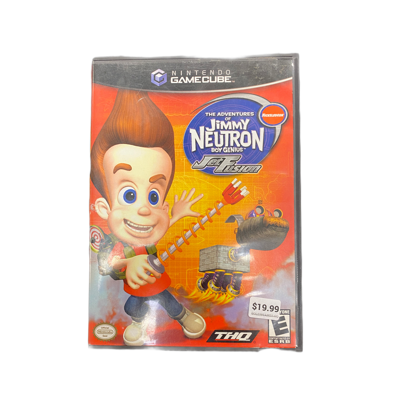 Buy Jimmy Neutron Jet Fusion Gamecube game, vintage action-adventure for kids, colorful graphics, 2003 release