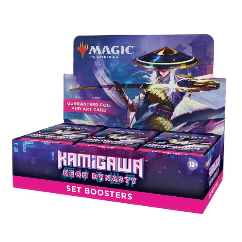 Buy new Kamigawa Neon Dynasty Set Booster Box, featuring exclusive Japanese-inspired artwork, for collectors and players.