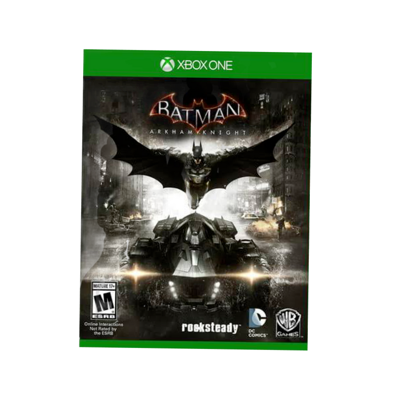Batman Arkham Knight XBOX One game, action-packed adventure, vivid graphics, for superhero fans