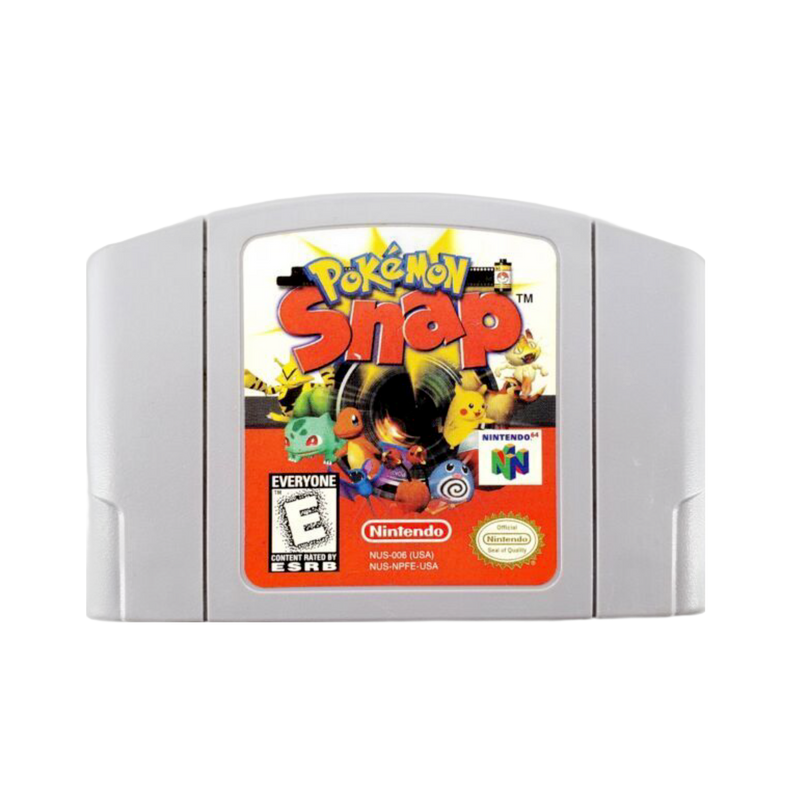 Buy Pokemon Snap N64 game, vintage 1999 cartridge, colorful graphics, for Nintendo 64 collectors