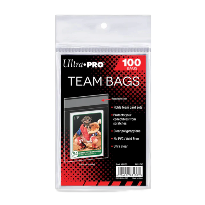 Ultra-Pro Team Bags 100ct