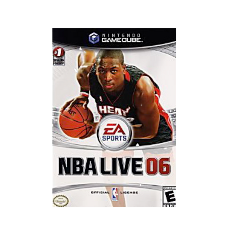NBA Live ‘06 Gamecube edition, classic basketball video game, mint condition case