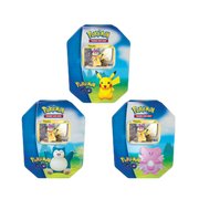 New Pokemon Go! Booster Tin, collector's edition, sealed pack, featuring rare cards, perfect gift for fans