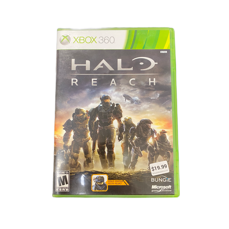 Halo Reach XBOX 360 game, epic sci-fi shooter, legendary multiplayer mode, essential for console collectors