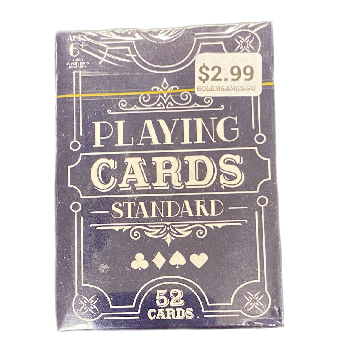 Buy now: New Generic Playing Cards, standard size, durable plastic-coated, red and blue deck for poker and card games