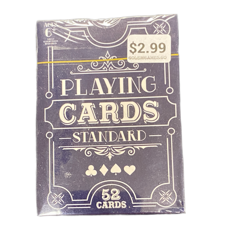 Buy now: New Generic Playing Cards, standard size, durable plastic-coated, red and blue deck for poker and card games