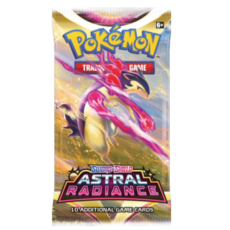 Buy now Astral Radiance Booster Pack | New, sealed collectible card game pack, vibrant artwork, latest edition