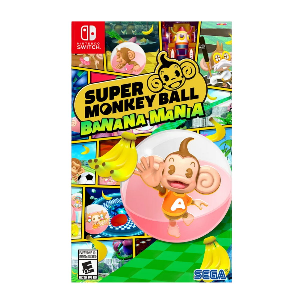 Super Monkey Ball Mania | Switch, vibrant family-friendly puzzle game, perfect for all ages