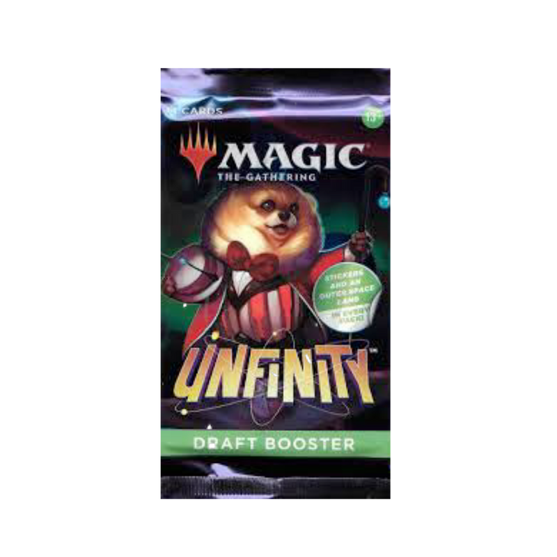 Unfinity Draft Booster Pack MTG New, collectible card game, latest release for Magic: The Gathering enthusiasts