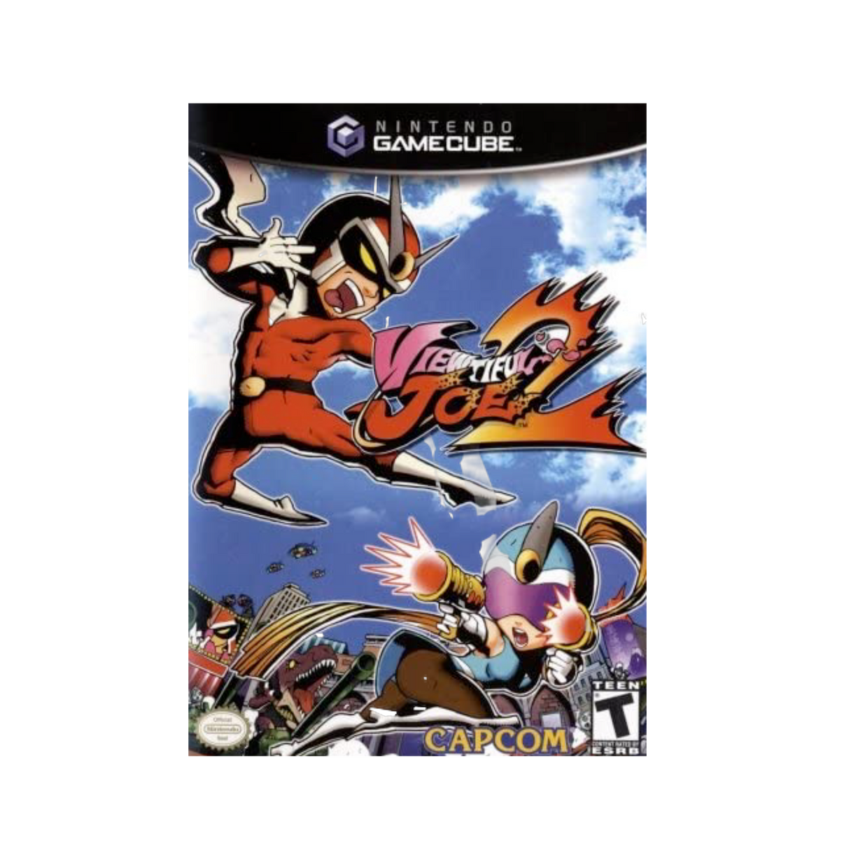 Buy Viewtiful Joe for Gamecube, a classic action-packed side-scrolling game, vibrant graphics, perfect for collectors