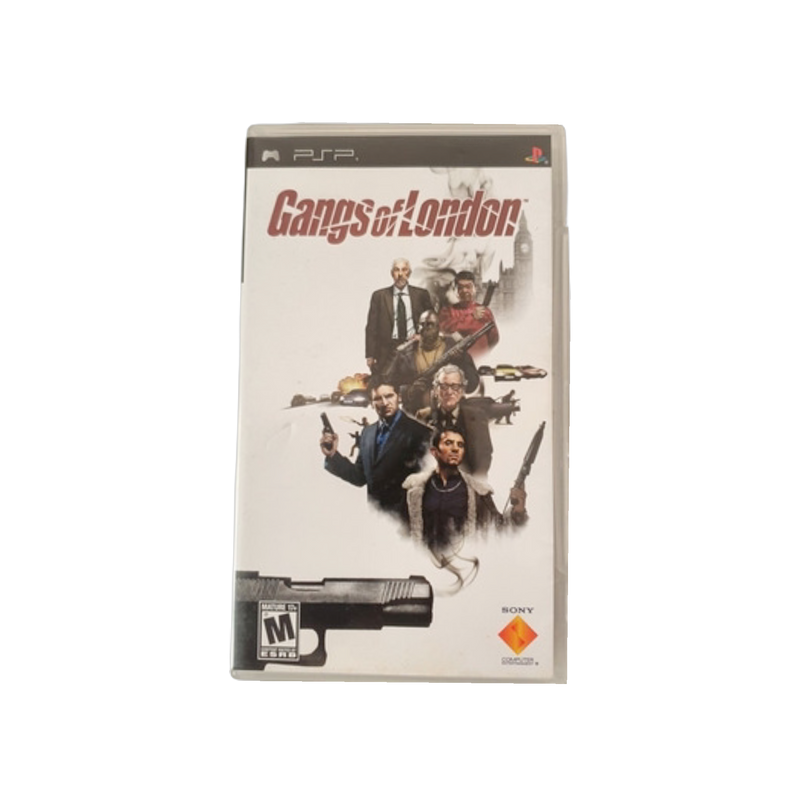 Gangs of London PSP game, action-packed adventure, UK-themed, for PlayStation Portable enthusiasts