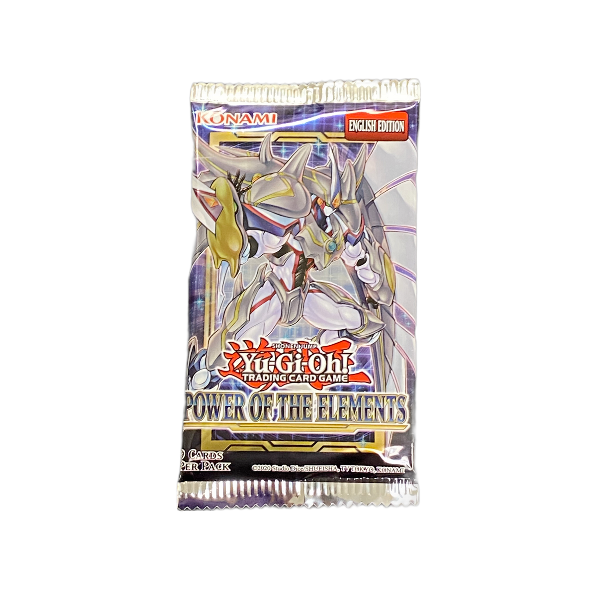 Yugioh Power of the Elements Booster Pack Unlimited New, collectible card game pack, latest release for fans