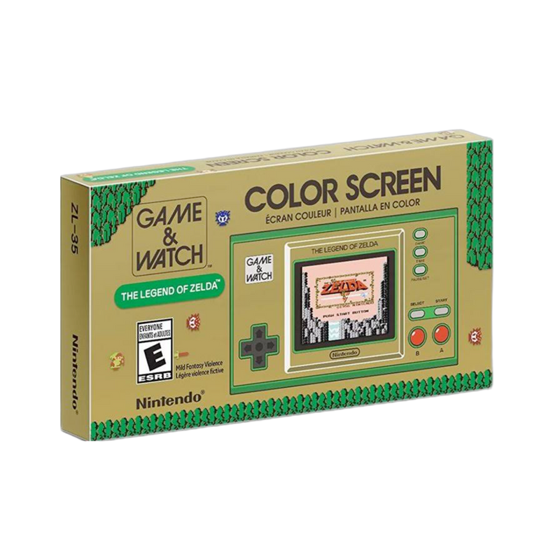 Buy now: New Legend of Zelda Game & Watch Console, limited edition, portable gaming, vibrant display