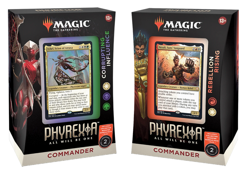 Buy new Phyrexia All Will Be One Commander Deck MTG, featuring exclusive cards & art, for strategic gameplay enthusiasts