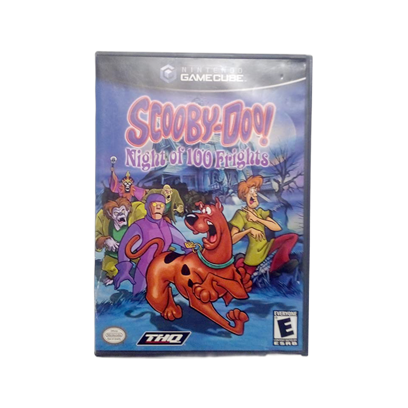 Scooby-Doo! Night of 100 Frights Gamecube, vintage action-adventure game, collectible case, family-friendly entertainment