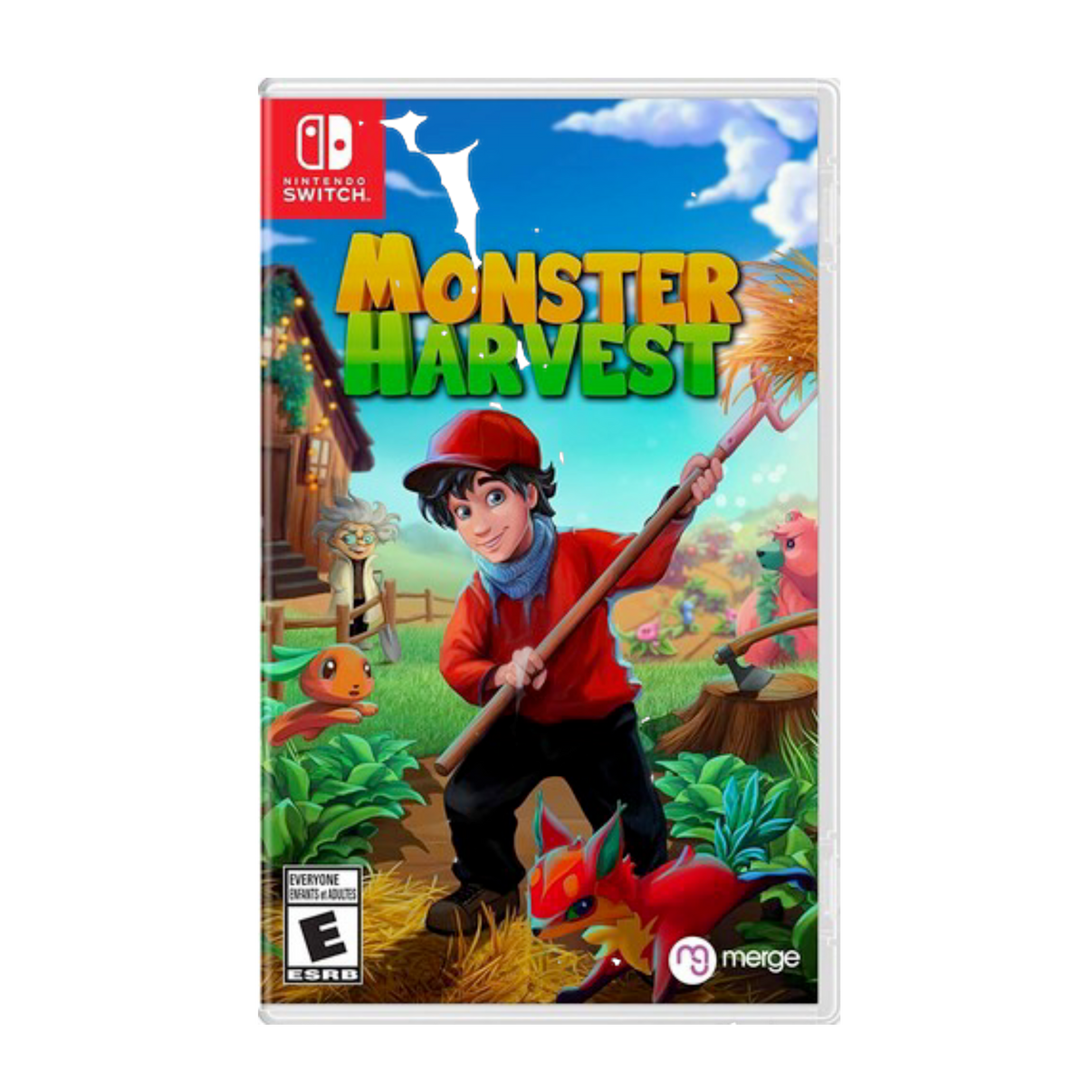 Monster Harvest | Switch farming adventure game, colorful pixel graphics, family-friendly RPG for Nintendo Switch console