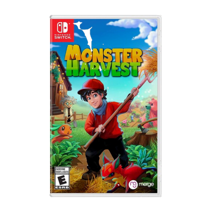 Monster Harvest | Switch farming adventure game, colorful pixel graphics, family-friendly RPG for Nintendo Switch console