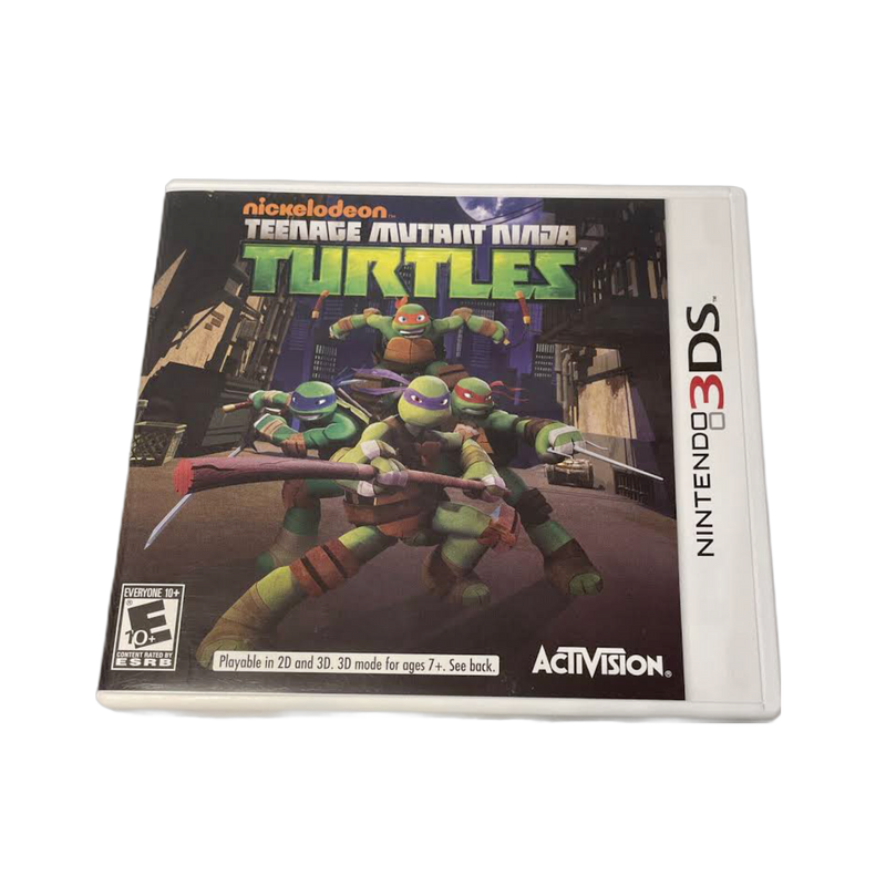 Teenage Mutant Ninja Turtles 3DS game, action-packed adventure, family-friendly, vibrant graphics