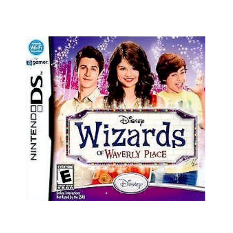 Wizards of Waverly Place Spellbound DS game cartridge, family-friendly adventure, magic-themed for Nintendo DS