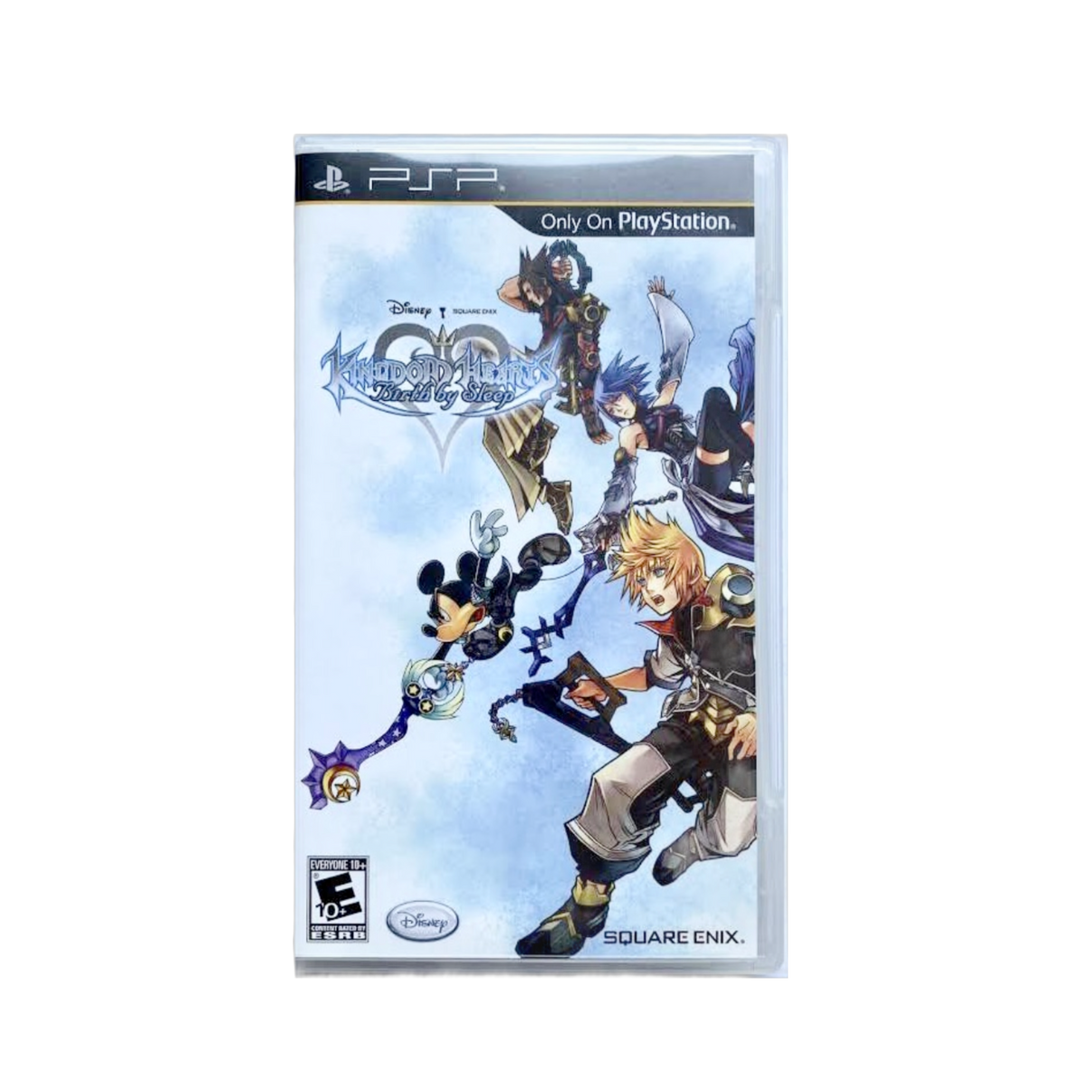 Kingdom Hearts Birth By Sleep PSP game, fantasy RPG for PlayStation Portable, vibrant graphics