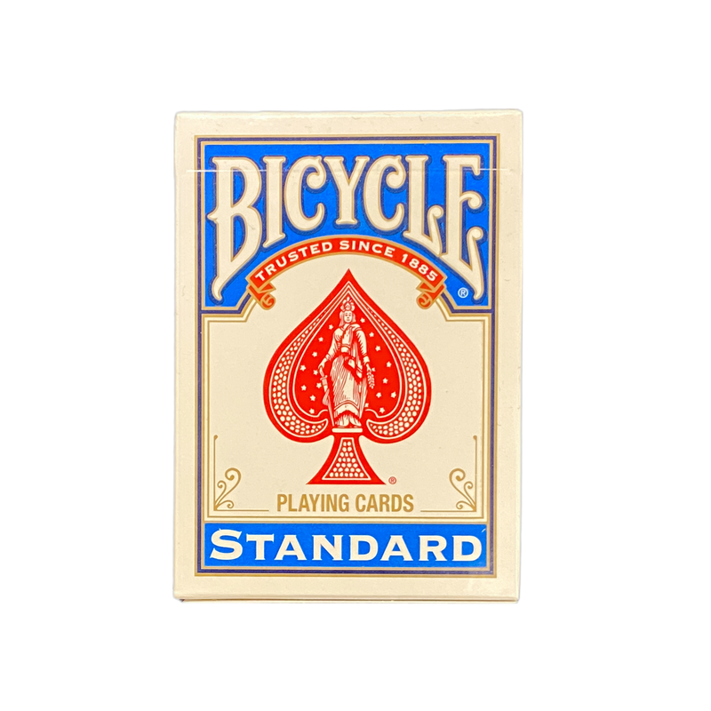 New Bicycle Playing Cards, standard size, red and blue pack, durable linen finish, perfect for poker night