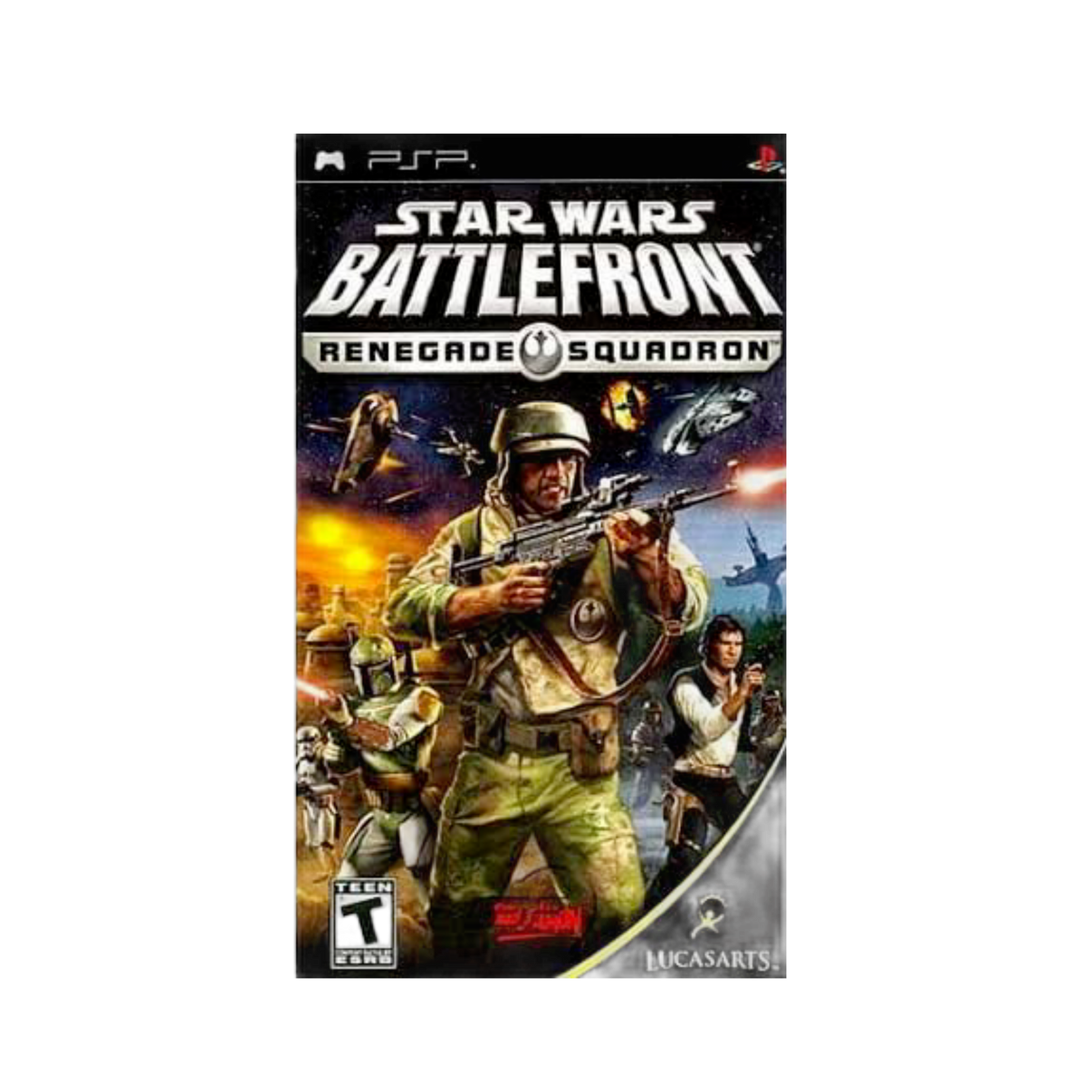 Star Wars Battlefront Renegade Squadron PSP game, action-packed space combat, for PlayStation Portable enthusiasts