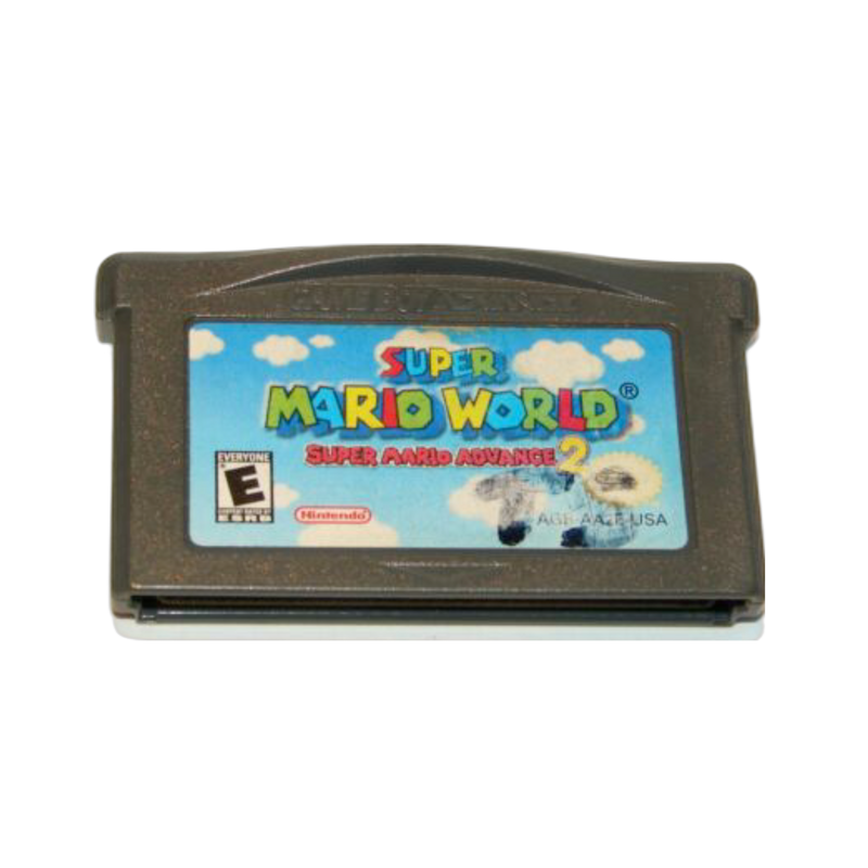 Buy Super Mario World Super Mario Advance 2 GBA, classic platform game cartridge for Game Boy Advance, vibrant graphics