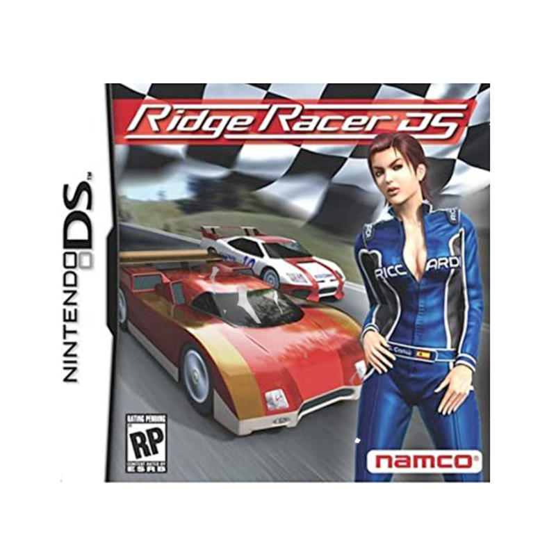 Buy Ridge Racer DS racing game for Nintendo DS, featuring high-speed tracks and multiplayer mode