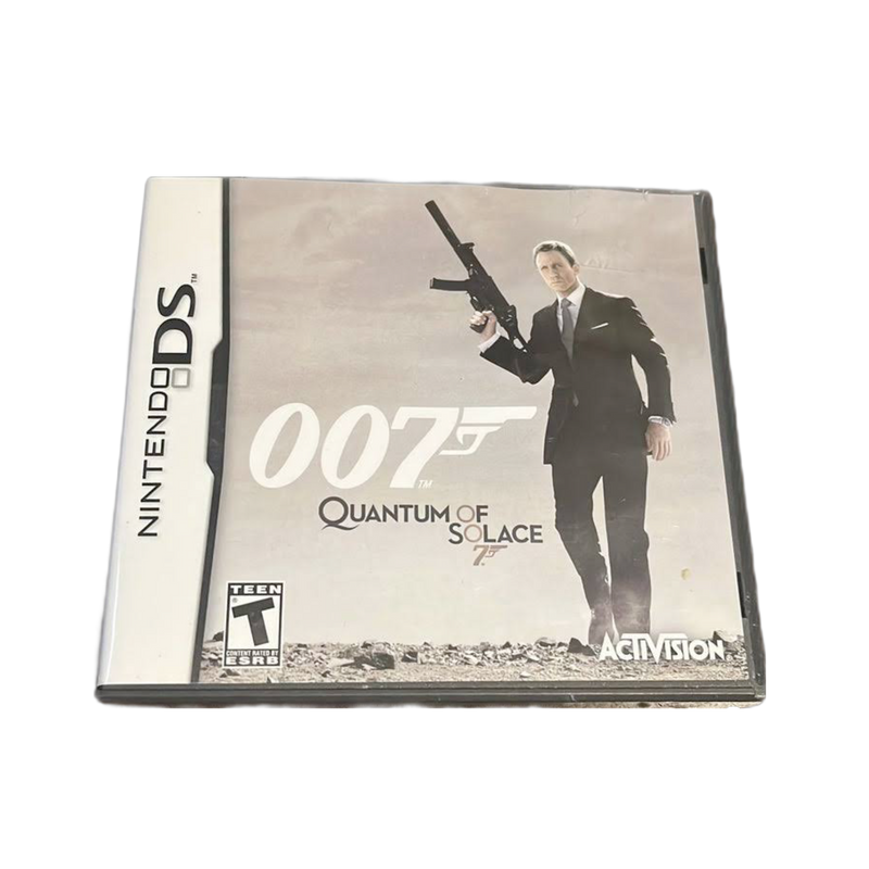 Quantum of Solace DS video game, action-packed James Bond adventure, for Nintendo DS, thrilling spy missions