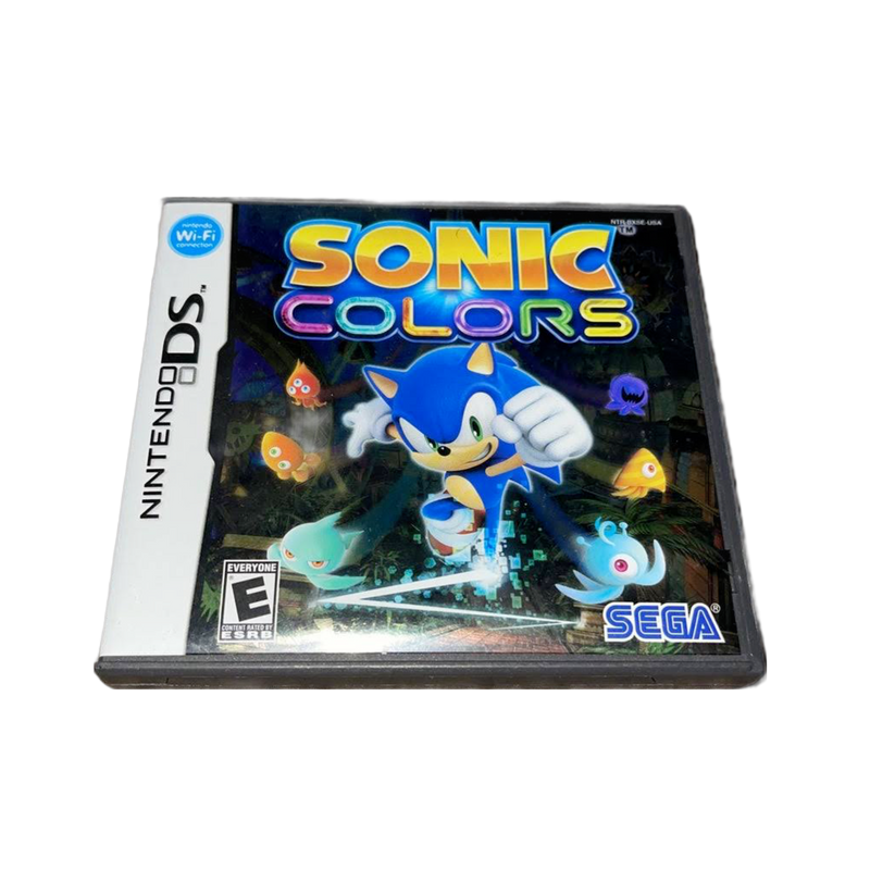 Buy Sonic Colors DS game, vibrant platform adventure for Nintendo DS, family-friendly entertainment